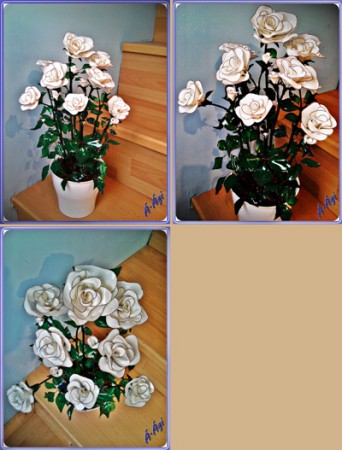 3D rózsa